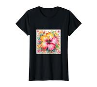 Ho'oponopono Oración TE Amo LO PERDONAR Gracias Hawaii Camiseta gráfica económica, Mujer, Negro, S