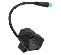 Hoopoocolor Controlador de Botón de Interruptor de Conversión de Bicicletas, 4 Pines Macho, con Diseño de Botón Humanizado, Controlador de Interruptor para P850C Mid Mount Motor Display Panel