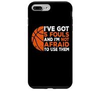 Hoops Basketball Player Streetball Dunking Hooping 5 Fouls Carcasa para iPhone 7 Plus/8 Plus
