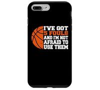Hoops Basketball Player Streetball Dunking Hooping 5 Fouls Carcasa para iPhone 7 Plus/8 Plus