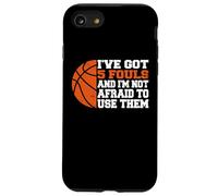 Hoops Basketball Player Streetball Dunking Hooping 5 Fouls Carcasa para iPhone SE (2020) / 7/8