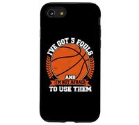 Hoops Basketball Player Streetball Dunking Hooping 5 Fouls Carcasa para iPhone SE (2020) / 7/8