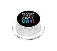Hooray For The First Day of School Funny Diching Teachers Day PopSockets PopGrip para MagSafe