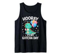 Hooray It's My Gotcha Day Foster Care Funny Adoptive Parents Camiseta sin Mangas