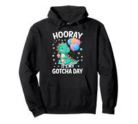Hooray It's My Gotcha Day Foster Care Funny Adoptive Parents Sudadera con Capucha