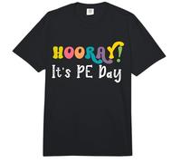 Hooray It's PE Day, Phys Ed PE Teacher Educación Física Comfort Colors Adult Heavyweight T-Shirt