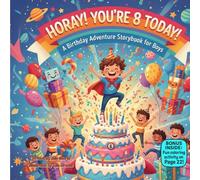 Hooray! You’re 8 Today!: A Funny Birthday Adventure Storybook for 8-Year-Old Boys