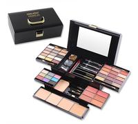Hoorayeah Maquillaje Mujer - Maletin Maquillaje Para Mujeres - Set Maquillaje Mujer Incluye Paleta De Sombras De Ojos Barra De Labios Colorete Corrector Polvos Faciales Delineador De Ojos Mascara