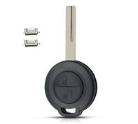 HooRLZ - Carcasa llave Mitsubishi, compatible con Mitsubishi Colt Lancer Warior Carisma Spacestar Galant Grandis Eclipse Smart 454 Forfour Pajero Llave, mando a distancia inteligente, caja llave