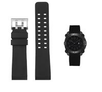 hoosouk Correa de caucho para reloj Hamilton Khaki Navy Diving Creed H78585333 H78505330 H78686333(Black steel)