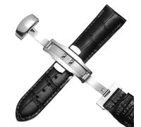 hoosouk Correa de cuero para reloj Tissot 1853 Le Locle T41 Gentleman Seastar Carson Heritage(Blacks1,22mm)