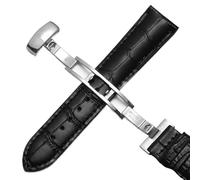 hoosouk Correa de cuero para reloj Tissot 1853 Le Locle T41 Gentleman Seastar Carson Heritage(Blacks,21mm)