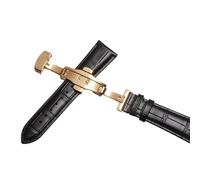 hoosouk Correa de cuero para reloj Tissot Le Locle 1853, Gentleman Couturier Ballade(Blackg,22mm)