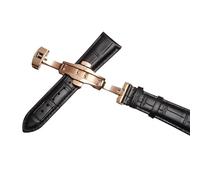 hoosouk Correa de cuero para reloj Tissot Le Locle 1853, Gentleman Couturier Ballade(Blackp,21mm)