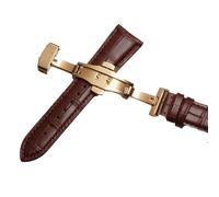 hoosouk Correa de cuero para reloj Tissot Le Locle 1853, Gentleman Couturier Ballade(Browng,20mm)