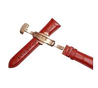 hoosouk Correa de cuero para reloj Tissot Le Locle 1853, Gentleman Couturier Ballade(Redp,19mm)