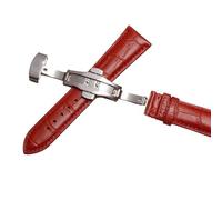 hoosouk Correa de cuero para reloj Tissot Le Locle 1853, Gentleman Couturier Ballade(Reds,20mm)