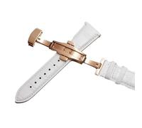 hoosouk Correa de cuero para reloj Tissot Le Locle 1853, Gentleman Couturier Ballade(Whitep,20mm)