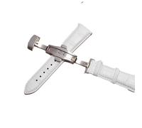 hoosouk Correa de cuero para reloj Tissot Le Locle 1853, Gentleman Couturier Ballade(Whites,22mm)