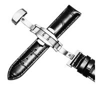 hoosouk Correa de cuero para reloj Tissot Le Locle 1853 T41. Correa para reloj Tissot Gentleman T063.(Blacks2,20mm)