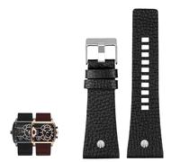 hoosouk Correa de piel de vaca para reloj Diesel de tamaño grande para hombre(Color 13,30mm)