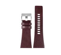 hoosouk Correa de piel de vaca para reloj Diesel de tamaño grande para hombre(Color 15,28mm)
