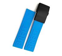hoosouk Correa de reloj de goma trenzada de 22mm y 24mm para Breitling Avenger Superocean Heritage, pulseras, accesorios de repuesto(Blue 2 black,24mm)