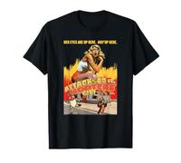 Hooters Attack of The 83ft Hooters Girl Funny B-Movie Retro Camiseta