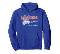 Hooters Clásico Los Angeles Sudadera con Capucha, Unisex para Adultos, Azul Real, S