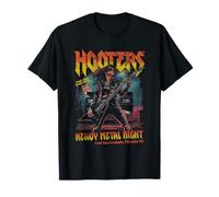 Hooters Heavy Metal Night Florida Wings Restaurant Camiseta