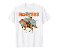 Hooters Makes You Happy Cowgirl with Lasso Funny Camiseta