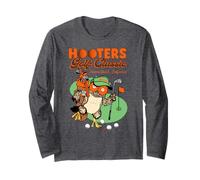 Hooters Pebble Beach Golf Classic Hootie The Owl Logo Funny Manga Larga