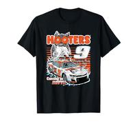 Hooters Racing #9 Coming in Hot Hot Wing Funny Retro Camiseta