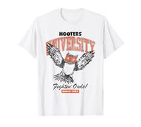 Hooters University Fighting Owls Varsity Collegiate Print Camiseta