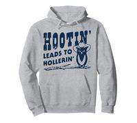 Hootin' Conduce al Humor rústico campestre Estilo Vaquero Hollerin Sudadera con Capucha