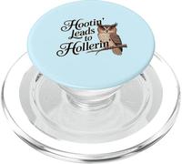 Hootin' Lleva a Gritar, Divertido búho, Campesino, Country, Lindo PopSockets PopGrip para MagSafe