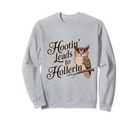 Hootin' Lleva a Gritar, Divertido búho, Campesino, Country, Lindo Sudadera