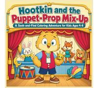 Hootkin and the Puppet-Prop Mix-Up: A S nd-Find Coloring Story for Kids Ages 4-8 with Hidden Objects, Picture Searches & Story-Connected Activities