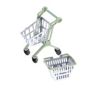 HOOTNEE 1 Juego Carrito de Miniatura Muñecas Cesta de Supermercado Creatividad y Habilidades Sociales Juguete Educativo