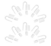 HOOTNEE 10 Clips Antipellizco para Puerta Giratoria, Cuñas de Soporte en Color Claro, Bisagra de Seguridad para Bebés, Protectores de Dedos para Casas y Hoteles, Cierre Infantil Seguro