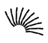 HOOTNEE 10 Piezas Asa de Transporte Lateral, Mango de Repuesto Negro | PVC Resistente, Agarre Cómodo Antideslizante, Fácil Traslado y Uso en Canoa, Bote Inflable
