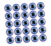 HOOTNEE 100unids Cuentas Resina Ojo De Plano Diye Para Joyería y Scrapbooking Cúpula De Ojo De Para Artesanía Adornos De De