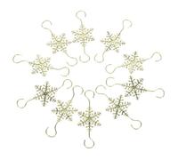 HOOTNEE 10piezas Gancho De De Navideño Ganchos para Adornos Navideños Soporte para Calcetines para Decoración De Chimenea o Repisa