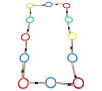 HOOTNEE 12piezas Cuerda Antipérdida para Pequeños Correa de Cuerda con Hebilla de Liberación Rápida Arnés para Caminar al Aire para Guardería y Actividades Grupales con Control