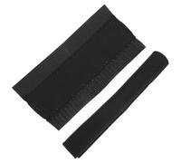 HOOTNEE 2 Piezas Protector de Cadena de Neopreno Negro, Vaina | Costuras Reforzadas, Cierre de Gancho y Bucle, Estructura Simple, para Viaje y Uso Diario