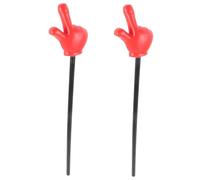 HOOTNEE 2 Punteros Manuales de Dedo para Fiestas y Aula Accesorios de Juego en Plástico Duradero Tamaño Pequeño para Profesores y Animación Educativa