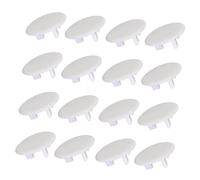 HOOTNEE 20 Fundas Protectoras de Enchufes para Niños, Tapa Segura de Abs, Difícil de Manipular, Fijación Firme para Uso Hogar, Pack de 20 Unidades de Color Blanco