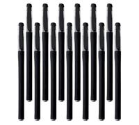 HOOTNEE 20 Piezas Bolígrafo de Gel Escolar de Plástico Negro, para Firma y Escritura, Bolígrafo de Tinta de Gel, Fácil de Usar y Guardar, para Estudiantes y Marcar Cosas Importantes