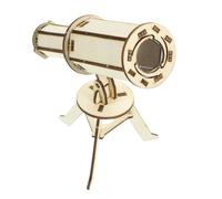 HOOTNEE 2juegos Telescopio Astronómico para Niño Niña Kit Educativo De Ciencia Materiales para Crear Juguetes Estimula La Creatividad Aprendizaje Práctico