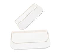 HOOTNEE 2piezas Estante Adhesivo para Baño Multifunción para Toallas Jabón y Pañuelos Diseño Minimalista